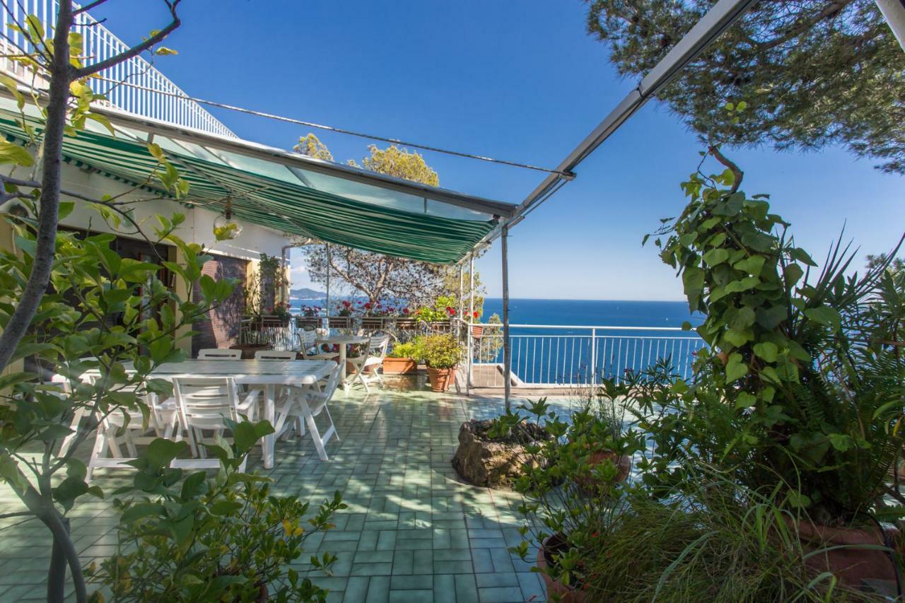 Ferienwohnung Stunning View Relax Tra Mare E Cielo Villa Solari Exterior foto